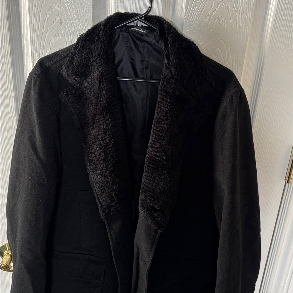 Retro Men’s Black Jacket . Made in Italy 🇮🇹